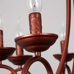 8 lampen kroonluchter moderne eigentijdse traditionele lodge vintage retro land schilderij kenmerk voor kristal metaal