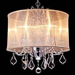 Moderne eigentijdse traditionele klassieke landelijke chroomfunctie voor kristallen mini-stijl ontwerpers metalen kroonluchter