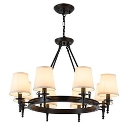 8 lampen plafondlamp kroonluchter één lamp twee stijl moderne eigentijdse traditionele klassieke rustieke schilderij