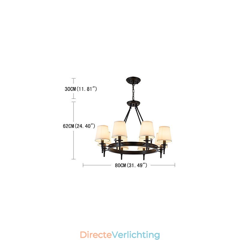 8 lampen plafondlamp kroonluchter één lamp twee stijl moderne eigentijdse traditionele klassieke rustieke schilderij