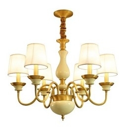 Alle koperen kroonluchter Jade decoratieve kroonluchter D