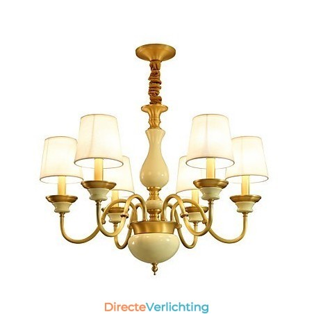 Alle koperen kroonluchter Jade decoratieve kroonluchter D Alle koperen kroonluchter Jade decoratieve kroonluchter D