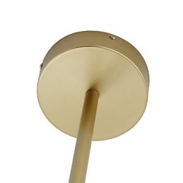 Tien lichts paal moderne Europese stijl Modo metalen glazen hanglamp de Foyer Decorate industriële kroonluchterlamp