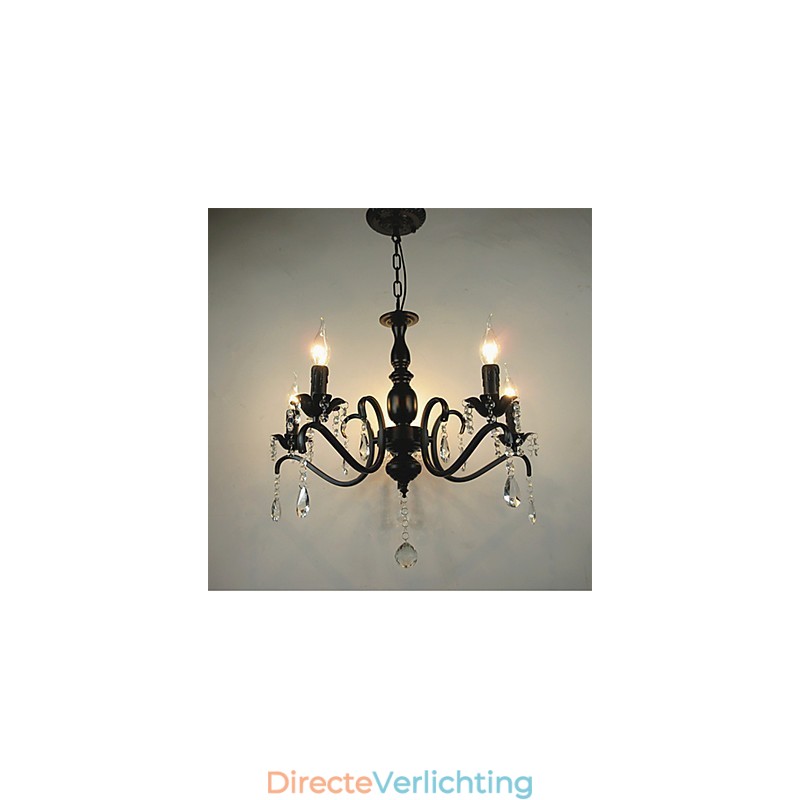 Nieuwigheid Verlichting Europese Stijl Smeedijzeren Lamp Originaliteit Individualiteit Decoratie Kaars Lamp Kroonluchter