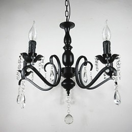 Nieuwigheid Verlichting Europese Stijl Smeedijzeren Lamp Originaliteit Individualiteit Decoratie Kaars Lamp Kroonluchter