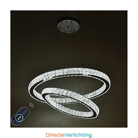 Binnen Kristallen Kroonluchter Moderne Hanglamp Plafondlamp Dimbare Verlichting Lamp met Afstandsbediening Binnen Kristallen Kroonluchter Moderne Hanglamp Plafondlamp Dimbare Verlichting Lamp met Afstandsbediening