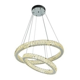 Binnen Kristallen Kroonluchter Moderne Hanglamp Plafondlamp Dimbare Verlichting Lamp met Afstandsbediening