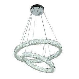 Binnen Kristallen Kroonluchter Moderne Hanglamp Plafondlamp Dimbare Verlichting Lamp met Afstandsbediening