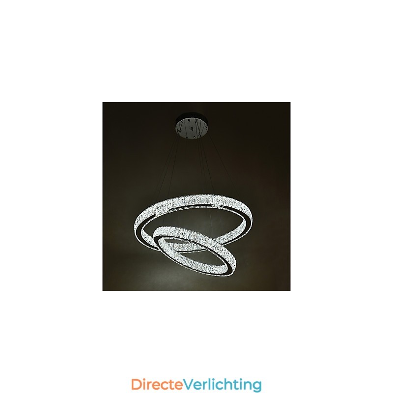 Binnen Kristallen Kroonluchter Moderne Hanglamp Plafondlamp Dimbare Verlichting Lamp met Afstandsbediening