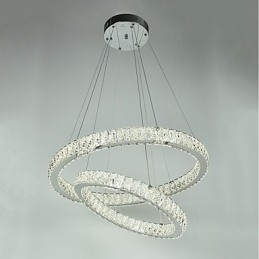 Binnen Kristallen Kroonluchter Moderne Hanglamp Plafondlamp Dimbare Verlichting Lamp met Afstandsbediening