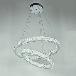 Binnen Kristallen Kroonluchter Moderne Hanglamp Plafondlamp Dimbare Verlichting Lamp met Afstandsbediening