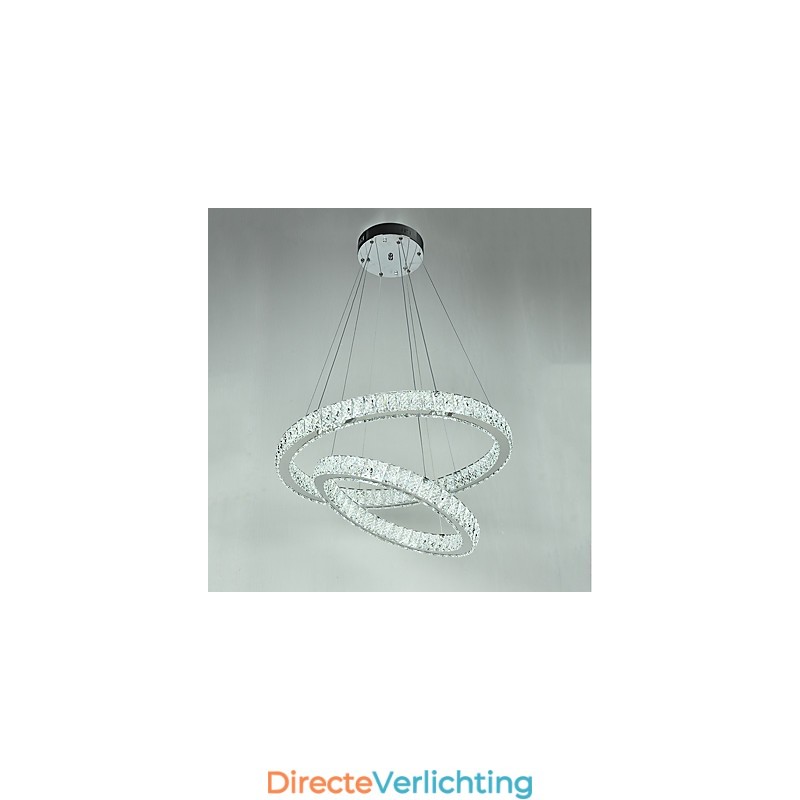 Binnen Kristallen Kroonluchter Moderne Hanglamp Plafondlamp Dimbare Verlichting Lamp met Afstandsbediening