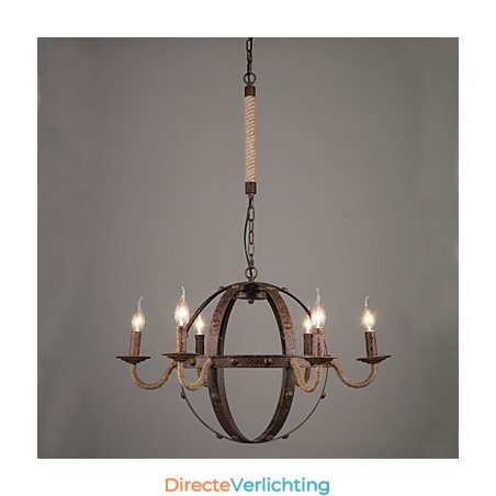 Kroonluchter Vintage Metaal Kroonluchter Vintage Metaal
