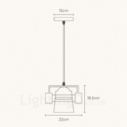 1 Lichte houten moderne eigentijdse hanglamp in Scandinavische stijl met stoffen kap