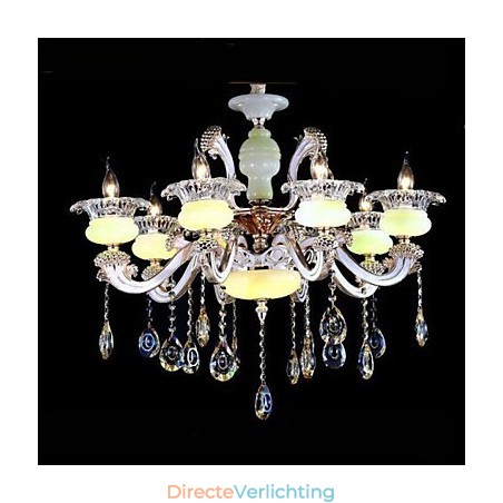 Europese stijl hoogwaardige zinklegering imitatie jade kristal hanger Europese stijl hoogwaardige zinklegering imitatie jade kristal hanger