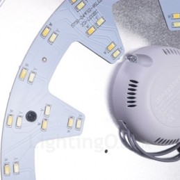 Moderne, eigentijdse plafondlampen met acryl kap