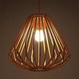 Kroonluchter Mini Stijl Traditioneel Klassiek Hout Bamboe