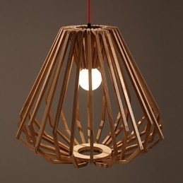 Kroonluchter Mini Stijl Traditioneel Klassiek Hout Bamboe