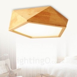 Moderne, eigentijdse plafondlampen in Scandinavische stijl met acryl kap