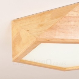 Moderne, eigentijdse plafondlampen in Scandinavische stijl met acryl kap