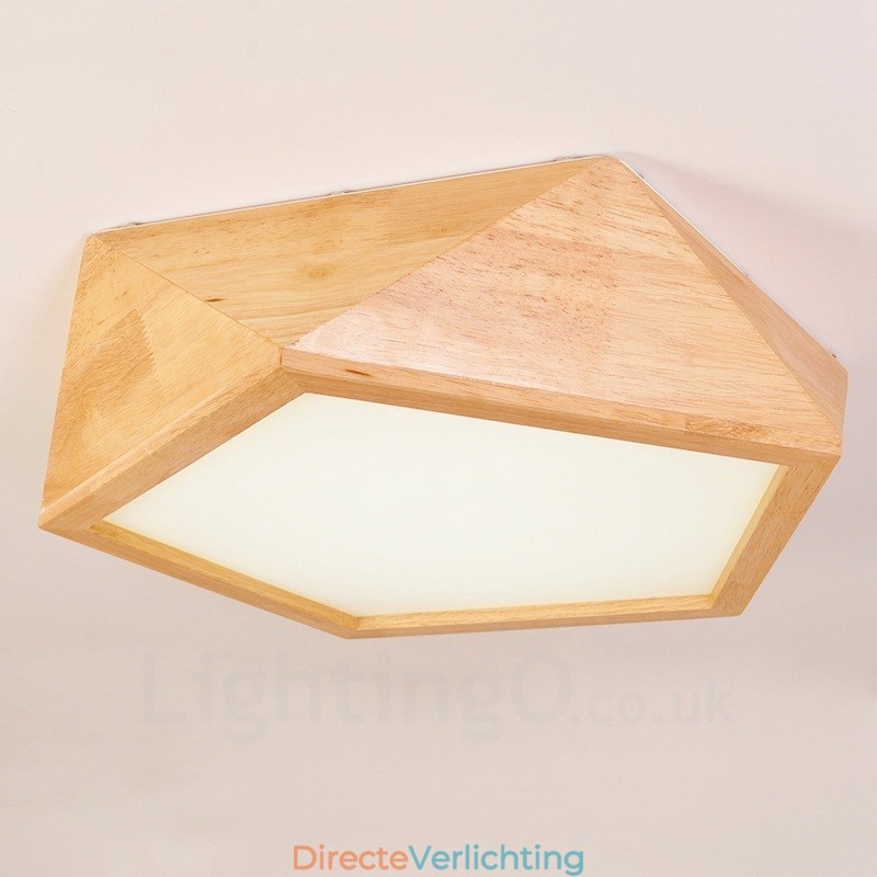 Moderne, eigentijdse plafondlampen in Scandinavische stijl met acryl kap