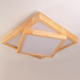 Moderne, eigentijdse plafondlampen met acryl kap
