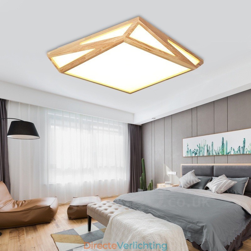 Moderne, eigentijdse plafondlampen in Scandinavische stijl met acryl kap