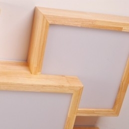 6 moderne, eigentijdse plafondlampen in Scandinavische stijl met acryl kap