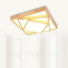 Moderne, eigentijdse plafondlampen in Scandinavische stijl met acryl kap