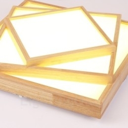 Moderne, eigentijdse plafondlampen in Scandinavische stijl met acryl kap