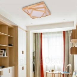 Moderne, eigentijdse plafondlampen in Scandinavische stijl met acryl kap