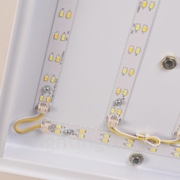 Moderne, eigentijdse plafondlampen in Scandinavische stijl met acryl kap
