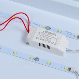 Moderne, eigentijdse plafondlampen met acryl kap