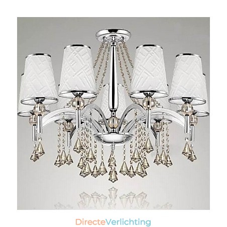 Moderne eigentijdse kristallen chromen metalen kroonluchter Moderne eigentijdse kristallen chromen metalen kroonluchter
