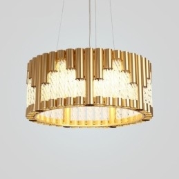 Moderne eigentijdse plafondlampen koperen plating hanglamp