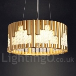 Moderne eigentijdse plafondlampen koperen plating hanglamp