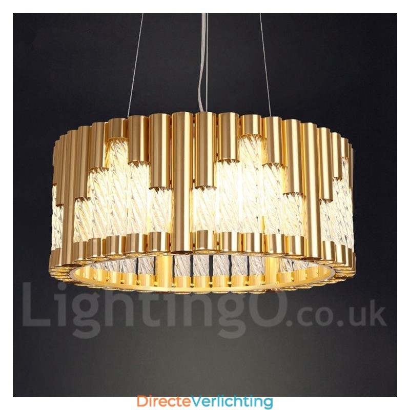 Moderne eigentijdse plafondlampen koperen plating hanglamp