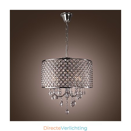Traditionele klassieke kristallen chromen metalen kroonluchter Traditionele klassieke kristallen chromen metalen kroonluchter