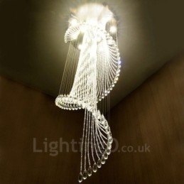 15 lampen moderne kristallen plafond hanglamp binnen kroonluchter verlichting lampen armaturen met gloeilampen