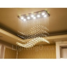 Moderne kristallen plafond hanglamp binnen kroonluchter verlichting lampen armaturen