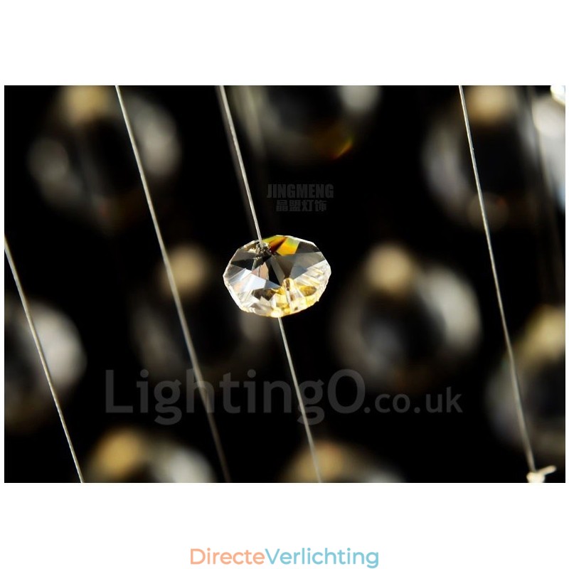 Moderne kristallen plafond hanglamp binnen kroonluchter verlichting lampen armaturen