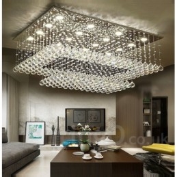 Moderne kristallen plafond hanglamp binnen kroonluchter verlichting lampen armaturen