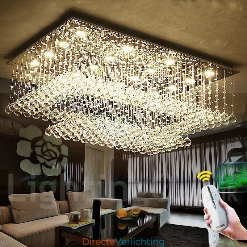 Moderne kristallen plafond hanglamp binnen kroonluchter verlichting lampen armaturen