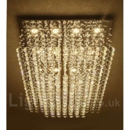 Moderne kristallen plafond hanglamp binnen kroonluchter verlichting lampen armaturen