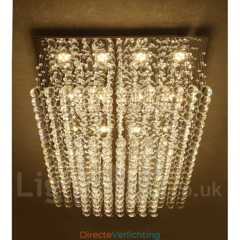 Moderne kristallen plafond hanglamp binnen kroonluchter verlichting lampen armaturen