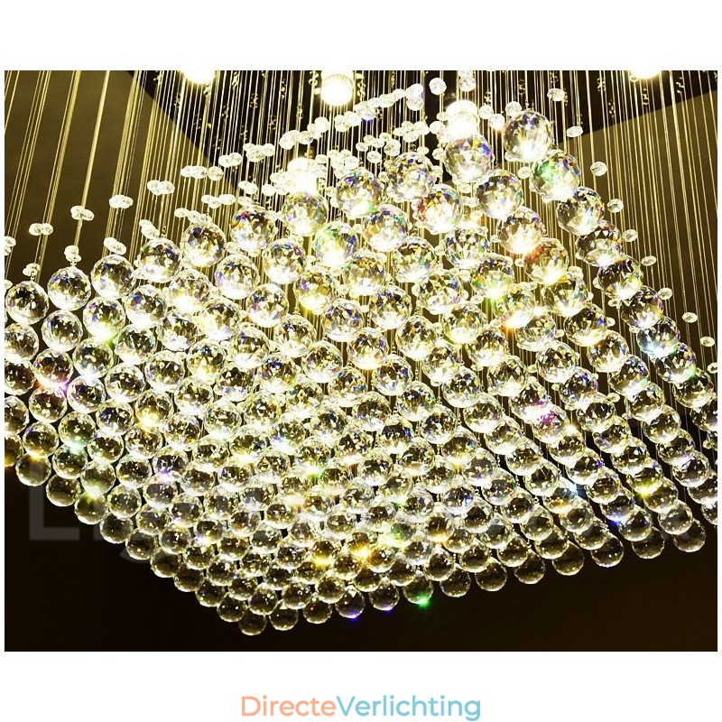 Moderne kristallen plafond hanglamp binnen kroonluchter verlichting lampen armatuur