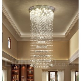 Moderne kristallen plafond hanglamp binnen kroonluchter verlichting lampen armaturen