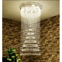 Moderne kristallen plafond hanglamp binnen kroonluchter verlichting lampen armaturen