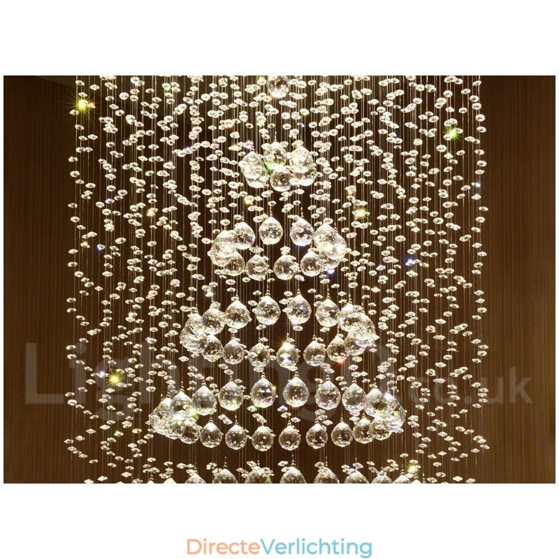 Moderne kristallen plafond hanglamp binnen kroonluchter verlichting lampen armaturen