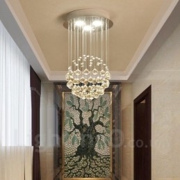 3 Lichts Moderne Kristallen Plafond Hanglamp Binnen Kroonluchter Verlichting Lampen Armaturen